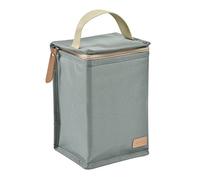 Béaba, Pochette Repas Bébé Isotherme, Rangement biberons Grand Format, Grande capacité, Transporte Repas Complet, Matière Souple, Pliable, Tissu imperméable, Vert Sauge