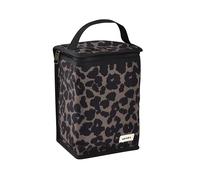 BÉABA, Pochette Repas Bébé Isotherme, Rangement biberons grand format, Grande capacité, Transporte repas complet, Matière souple, Pliable, Tissu imperméable, Leopard
