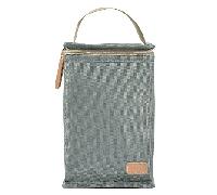 Béaba, Pochette Repas Bébé Isotherme, Rangement biberons Grand Format, Grande capacité, Transporte Repas Complet, Matière Souple, Pliable, Tissu imperméable, Vert Sauge