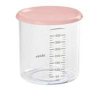 BÉABA, Portion Conservation Plastique de qualité Premium, Fermeture hermétique, Graduation en ml, Zone de marquage sur le couvercle, Made in France, 420ml, Nude