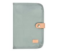 Béaba Protège-carnet de santé Genève – 2 poches, bouton-pression, tissu imperméable, vert sauge