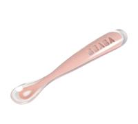 Béaba Repas Cuillère Silicone 1er Âge Rose