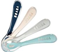 Béaba Repas Set de 4 Cuillleres Silicone 2eme Âge