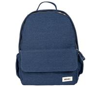 BEABA, Sac à Dos à Langer Tokyo 21L, Sac à Langer Bébé Maman Papa, Format Mains Libres, 9 Poches, Poche Isotherme, Attache Poussette, Tapis à Langer Matelassé, Textile Déperlant, Denim