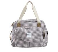 BEABA, Sac à langer Genéve II, Modulable, Grande contenance, Rangements multiples, Pochette avant amovible, Gris