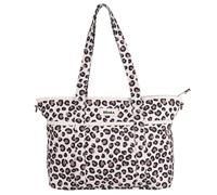 BEABA, Sac à Langer Madrid Modulable 22L, Tote Bag Grande Capacité, Sac à Langer Bébé Maman Papa avec 11 Poches, Poche Isotherme, Attache Poussette, Tapis à Langer Matelassé, Léopard Clay