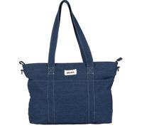 BEABA, Sac à Langer Madrid Modulable 22L, Tote Bag Grande Capacité, Sac à Langer Bébé Maman Papa avec 11 Poches, Poche Isotherme, Attache Poussette, Tapis à Langer Matelassé, Denim