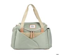 Béaba Sac à langer Sydney II – Modulable, grande contenance, pochette repas isotherme – Vert sauge