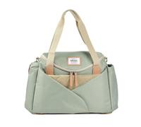 BÉABA, Sac à Langer Sydney II, Modulable, Grande contenance, Rangements multiples, espace à cocoon, Pochette repas isotherme, Système attache poussettes, Anses transport, Vert Sauge