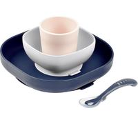 BEABA - Coffret repas silicone - Night Blue