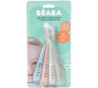 Beaba set of 4 silicone loeffels eucalyptus ; 913465