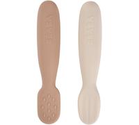 Beaba Silicone Pre-Spoons 2 Pack petite cuillère Praline / Clay 4m+ 2 pcs