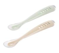 Beaba Silicone Spoon Set petite cuillère avec étui Clay 4m+ 2 pcs