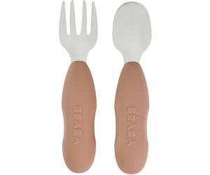 Beaba Stainless Steel Pre-Cutlery couverts Praline 10m+ 2 pcs