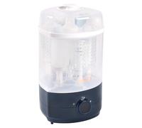 BÉABA, Stérilisateur Sèche Biberons Accessoires 2 en 1, 3 Modes, Night Blue | Stéril'n'Dry, 2 Compartiments, Elimine 99,9% des bactéries, Grande Capacité, Sans Filtre, Modulable, Simple et Rapide
