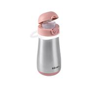 Beaba Tasse à paille en acier inoxydable 350ml avec poignée - Bleu ; 913522