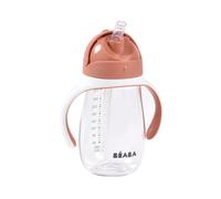 Beaba - Tasse d apprentissage avec paille 300 ml - Terracotta