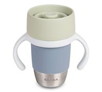 Tasse d’apprentissage 360° en inox Click and Drink 240 ml Galet