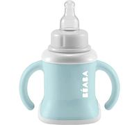 BEABA - Tasse d'apprentissage évolutive 3 en 1 Evoluclip - Airy green