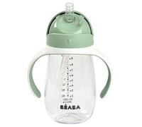 BEABA - Tasse d'apprentissage avec paille 300 ml Vert Sauge