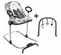 BEABA Transat Bébé Up & Down I Nymphea + Arche de jeux
