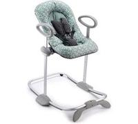 Béaba, Transat Up & Down IV, Transat Réglable en Hauteur, Unisexe pour Bébé et Enfants, 3 Positions d'Inclinaison, Harnais Sécurité 5 Points, Réducteur de Naissance, Leaves