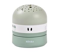 BÉABA, Veilleuse Bébé avec Ciel Étoilé 3 Couleurs, 9 Sons Relaxants (4 Nature, 4 Berceuses,1 Bruit Blanc), Détecteur de Pleurs, Autonomie 100h, Recharge USB, Transportable, Pixie Projector, Vert Sauge