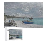 Beach at Sainte Adresse, Puzzle pour Adultes, 1000 PCS, Édition Illustrée, comme Pause Créative pour Les Amateurs Patients, À La Maison