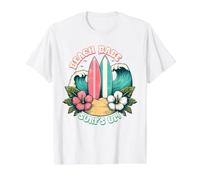 Beach Babe T-Shirt Graphique avec Valeur, Homme, Blanc, S