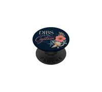 Beach Bachelorette Dibs on The Captain Coastal Humour PopSockets PopGrip Adhésif