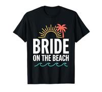 Beach Bachelorette Tropical Coastal Girls Trip Bride Squad T-Shirt