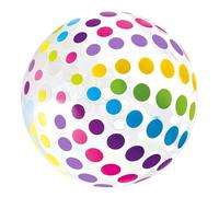 Beach Balls - PVC Inflatable Rainbow Water Play Ball | Inflatable Beach Ball Balloons, Floating Pool Toy, Outdoor Water Game Balls For Lake Backyard Camping Party Family Fun | For Summer Play