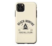 Beach Bonfire Social Club Beach Vacation Vibes Summer Coque pour iPhone 11 Pro Max