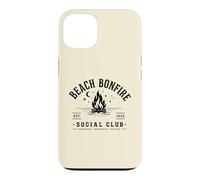 Beach Bonfire Social Club Beach Vacation Vibes Summer Coque pour iPhone 13