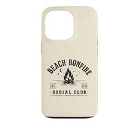 Beach Bonfire Social Club Beach Vacation Vibes Summer Coque pour iPhone 13 Pro