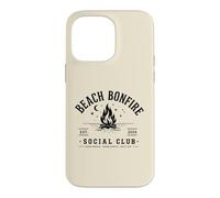Beach Bonfire Social Club Beach Vacation Vibes Summer Coque pour iPhone 14 Pro Max