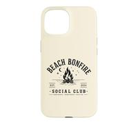 Beach Bonfire Social Club Beach Vacation Vibes Summer Coque pour iPhone 15