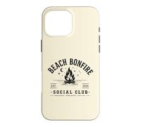 Beach Bonfire Social Club Beach Vacation Vibes Summer Coque pour iPhone 16 Pro Max