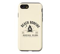 Beach Bonfire Social Club Beach Vacation Vibes Summer Coque pour iPhone SE (2020) / 7/8