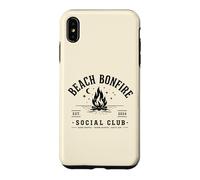 Beach Bonfire Social Club Beach Vacation Vibes Summer Coque pour iPhone XS Max