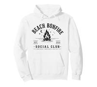 Beach Bonfire Social Club Beach Vacation Vibes Summer Sweat à Capuche