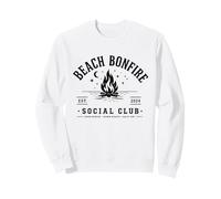 Beach Bonfire Social Club Beach Vacation Vibes Summer Sweatshirt
