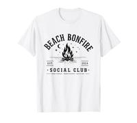Beach Bonfire Social Club Beach Vacation Vibes Summer T-Shirt