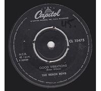 BEACH BOYS - good vibrations / let's go away for awhile 45 rpm single