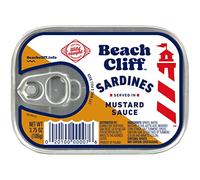 Beach Cliff, Sardines en sauce moutarde, 3,75 oz