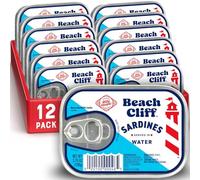 Beach Cliff Sardines In Water, 3.75 Ounce Cans, 18 Count