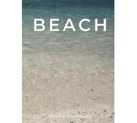 Beach: Coastal Coffee Table Book | Turquoise Ocean Hardcover with Lined Pages for Tropical Home Decor: Crystal Shore | Nautical Sea Accent for Shelf Styling & Journaling | 500 Ruled | Cream Paper