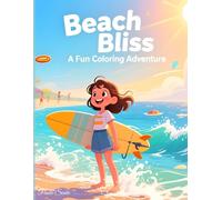 Beach Coloring Book for Girls | Fun with Ocean Scenes for Kids Ages 4-8: Explore Creative Seashells, Mermaids, and Sandcastles | Perfect Summer Gift or Vacation Activity Book!