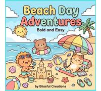 Beach Day Adventures: A Cute and Relaxing Kawaii Summer Coloring Book