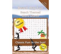 Beach Day Fun Word Search Book for Adults: Word Search Puzzles with Easy to Read Print Featuring Sunny Beaches, Ocean Animals, and Summer Activities | ... a gift for Holidays, Birthdays, or Relaxation